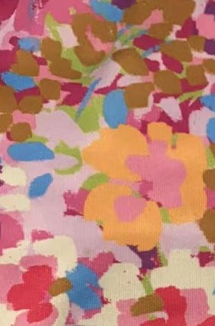 KNT4520-MS11292 / PINK HOT / 96%POLY 4%SPAN DTY BRUSHED DIGITAL FLORAL PRINT