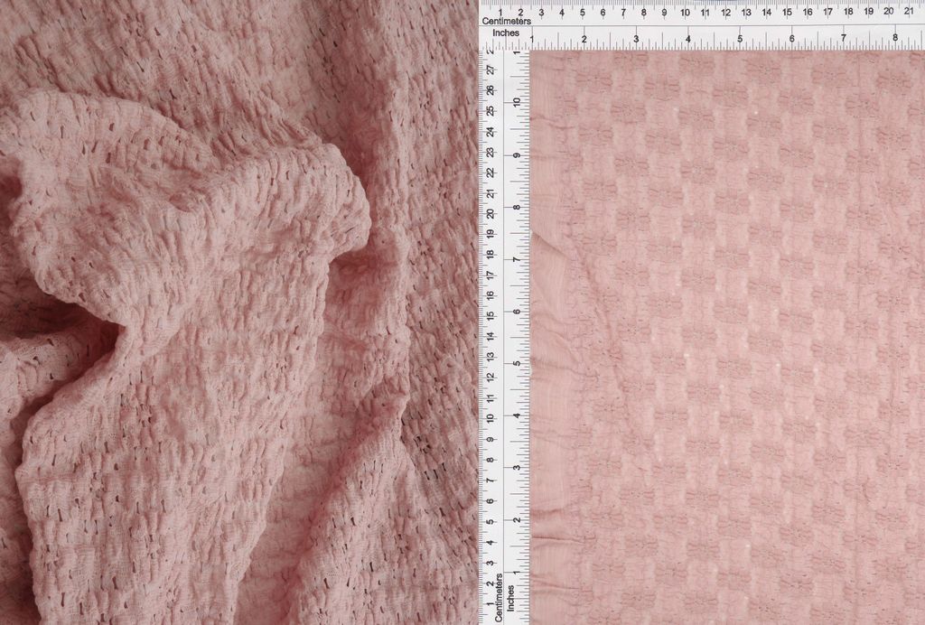 LACE4515 / PINK BLUSH / 60%NYLON 35%COTTON 5%SPAN DITSY FLORAL LACE