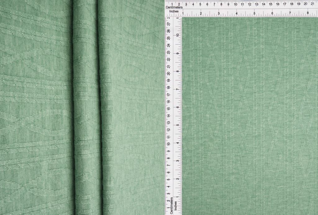 JACQ-4529 / SAGE / 48%R 21%N 27%P 4%SP JACQUARD SOLID