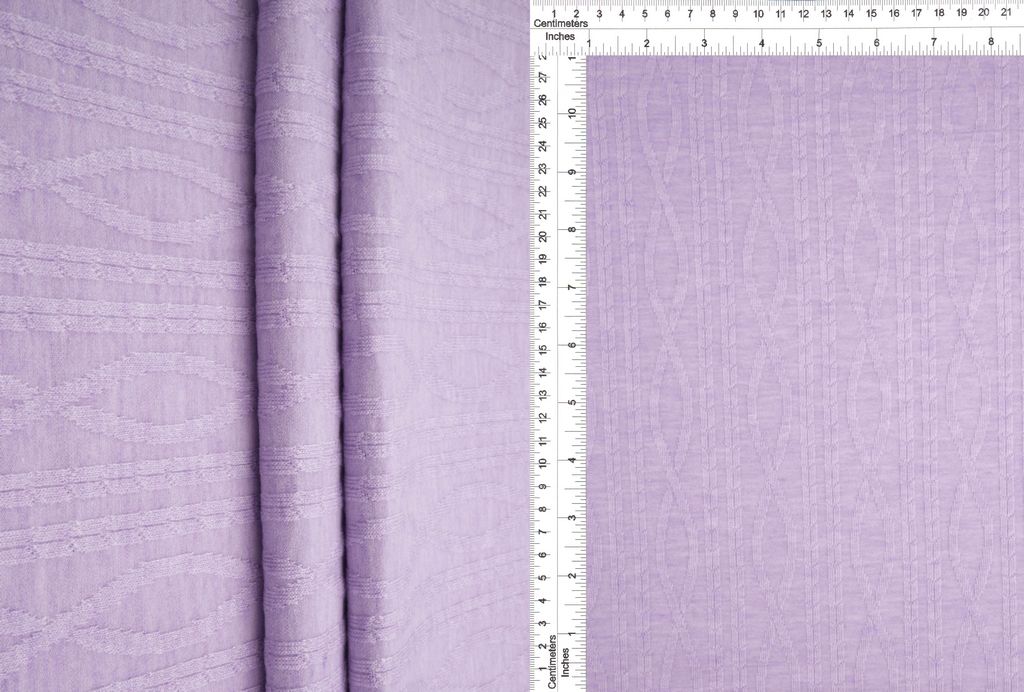 JACQ-4529 / LAVENDER / 48%R 21%N 27%P 4%SP JACQUARD SOLID