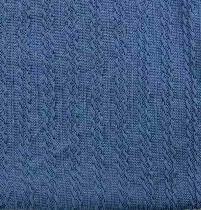 JACQ-4476 / DENIM VINTAGE / 97%POLY 3%SPAN BRAID JACQUARD