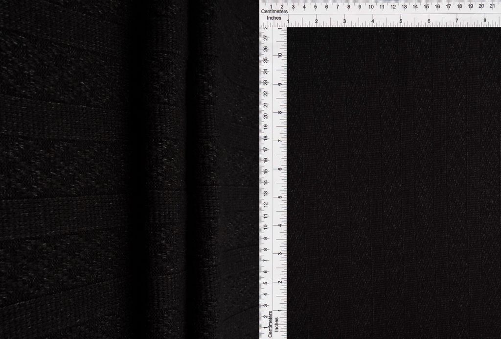 JACQ-4531 / BLACK / 48%R 21%N 27%P 4%SP SWEATER POINTELLE JACQUARD