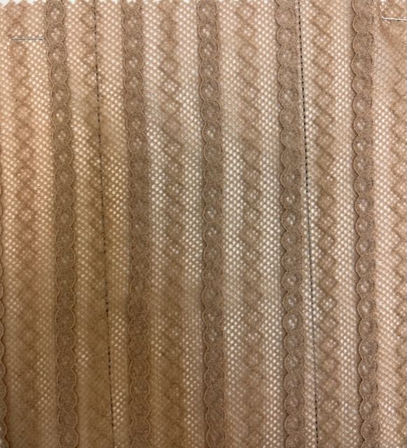 LACE4540 / TAN / 100% NYLON FLEECE LACE