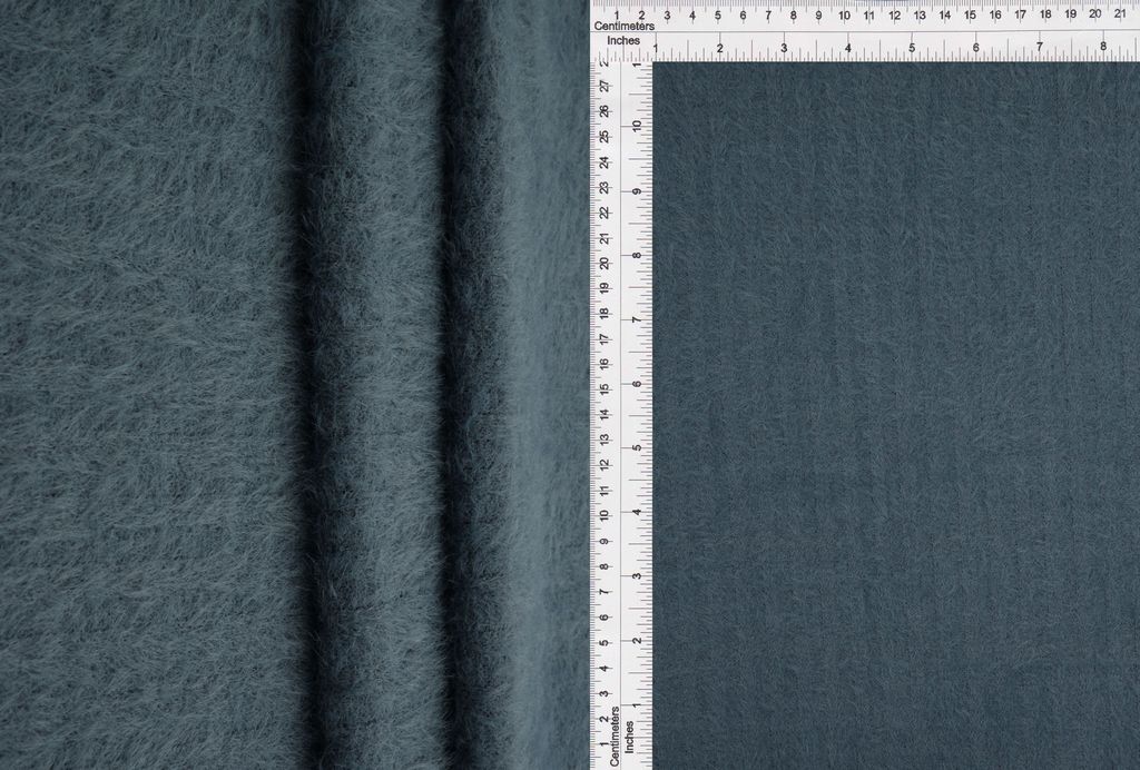KNT4537 / DENIM / 95%NYLON 5%SPAN FEATHER YARN 4X4 RIB
