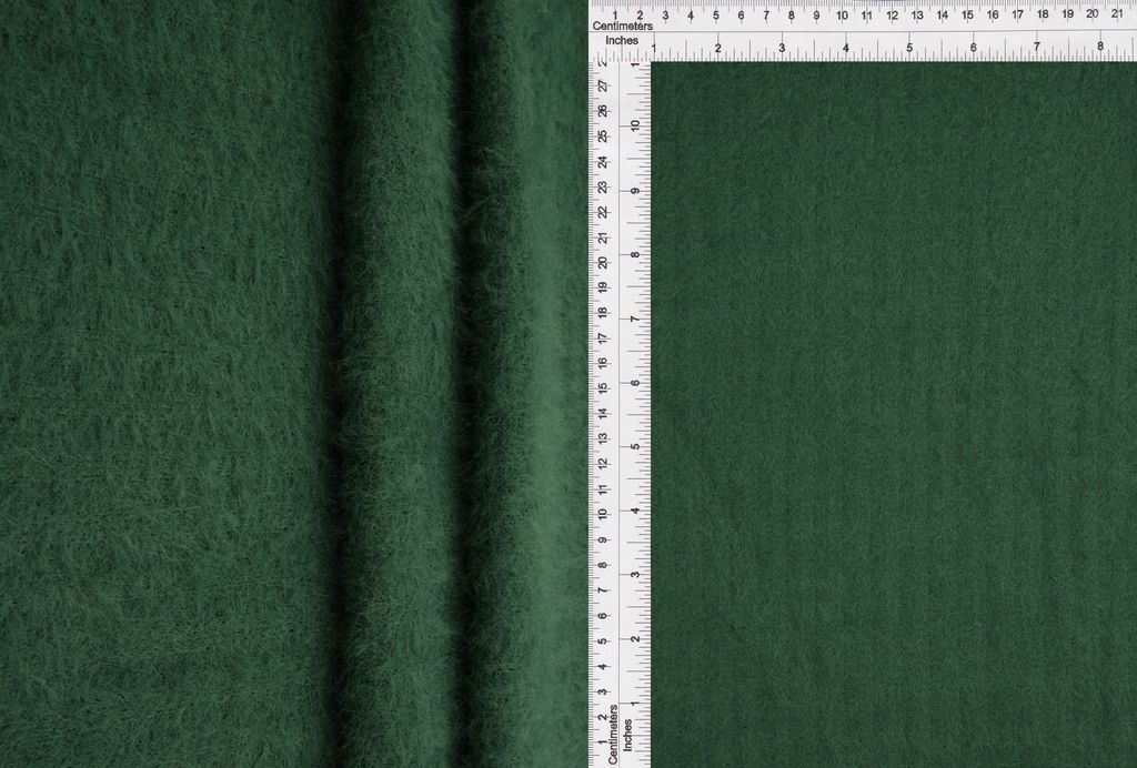 KNT4537 / GREEN / 95%NYLON 5%SPAN FEATHER YARN 4X4 RIB