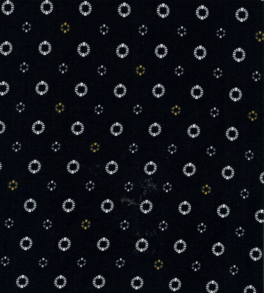KNT2100-MS11233 / BLACK / 96%POLY 4%SPAN DTY BRUSHED GEO PRINT