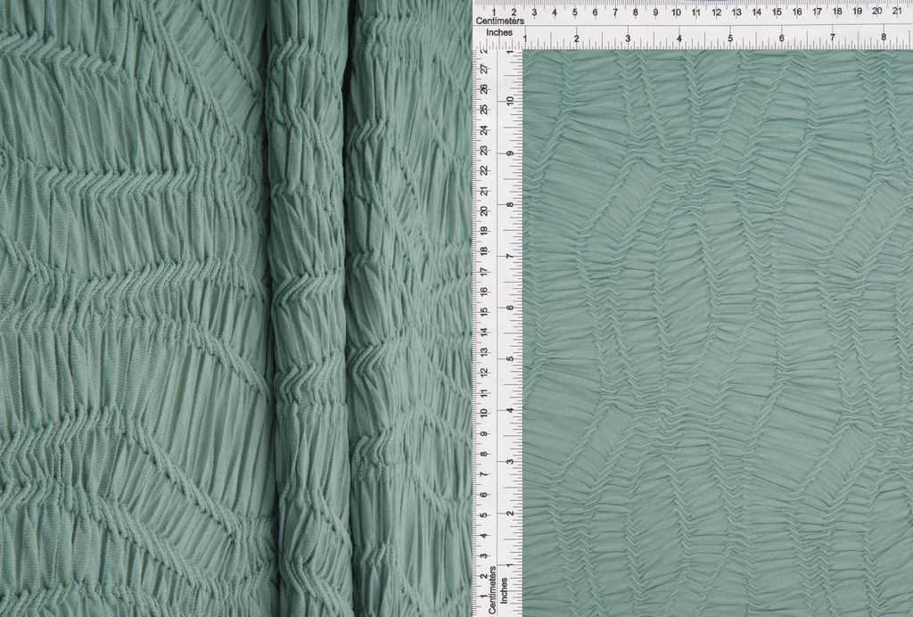 JACQ-4558 / SEAFOAM / 97%POLY 3%SPAN DUSK KNIT JACQUARD