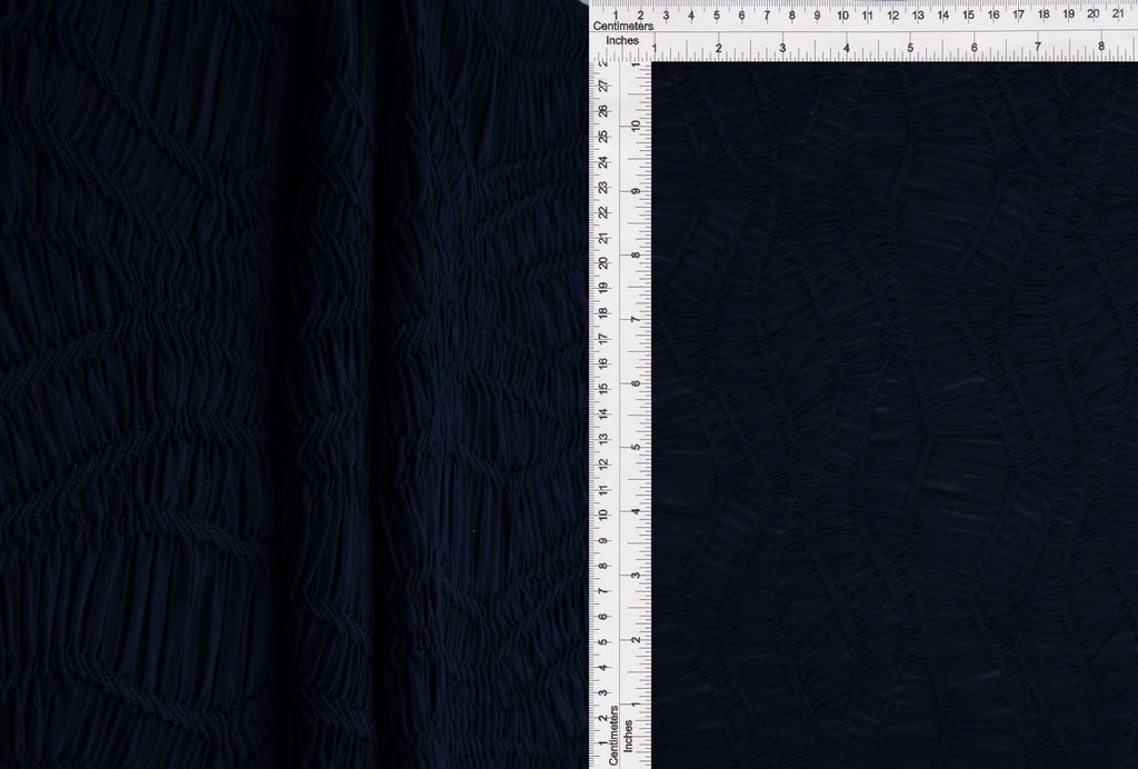 JACQ-4558 / NAVY / 97%POLY 3%SPAN DUSK KNIT JACQUARD
