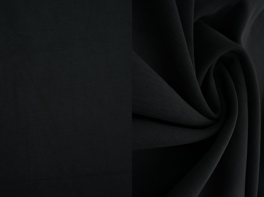CUP-4602 / BLACK / 48%POLY 46.5%MODAL 5.5%SPAN CUPRO MODAL SCUBA