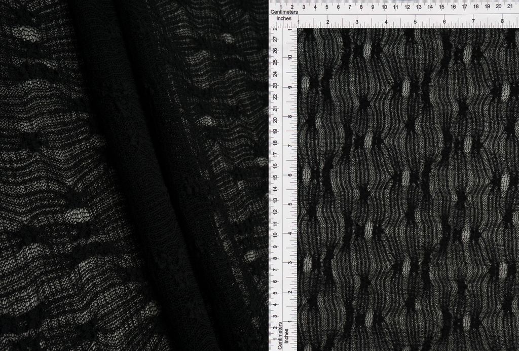 KNC-33528 / BLACK / 92%NYLON 8%SPAN