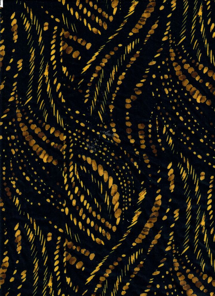 KNT4520-M11274D / BLACK / 96%POLY 4%SPAN DTY BRUSHED DIGITAL ANIMAL PRINT