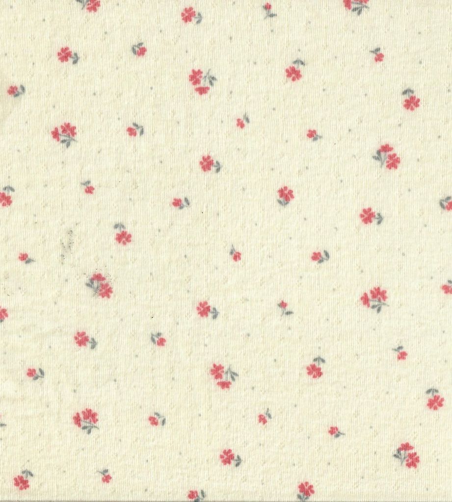 KNT4605-MS11365 / BEIGE / 93%Poly 7%Span Cotton Style Ditsy Pointelle Print