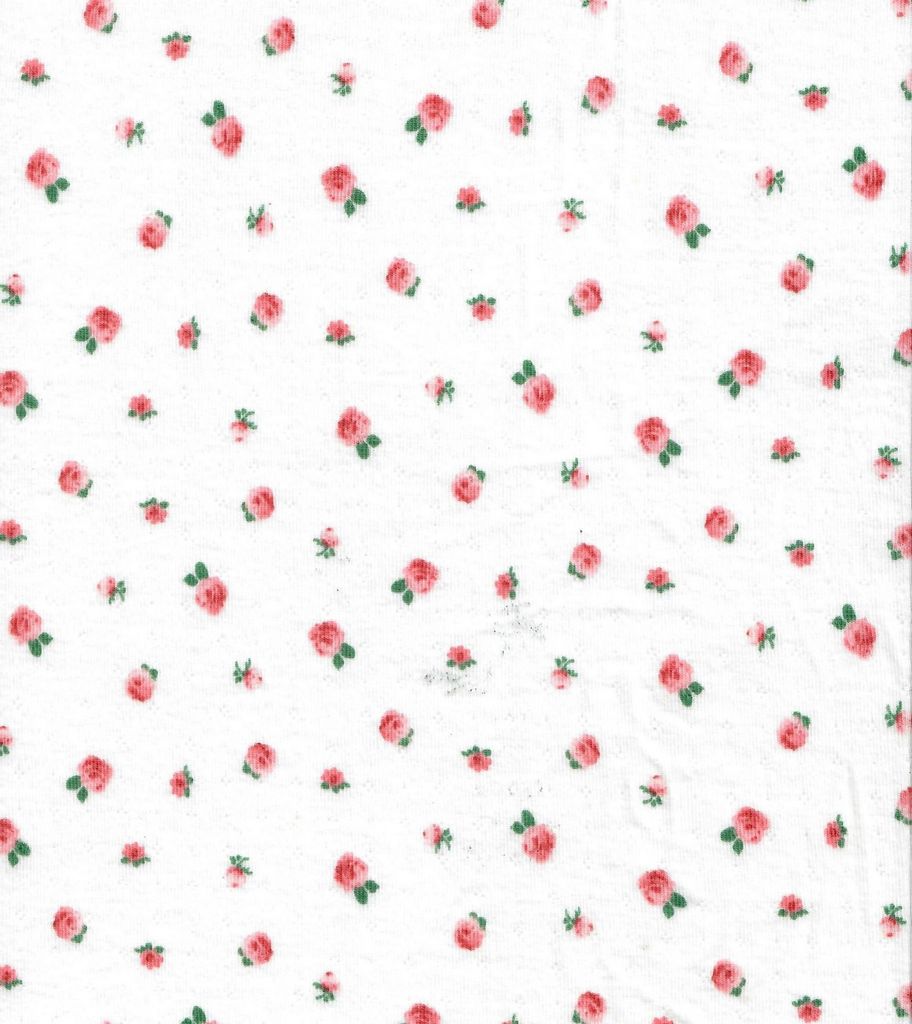 KNT4605-MS11364 / IVORY / 93%Poly 7%Span Cotton Style Ditsy Pointelle Print