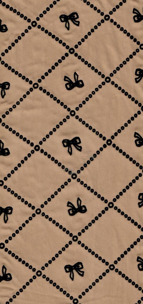 FLOCK-MS11377 / KHAKI / 90%POLY10%SPAN BOW TIE/CONVERSATIONAL FLOCKING MESH