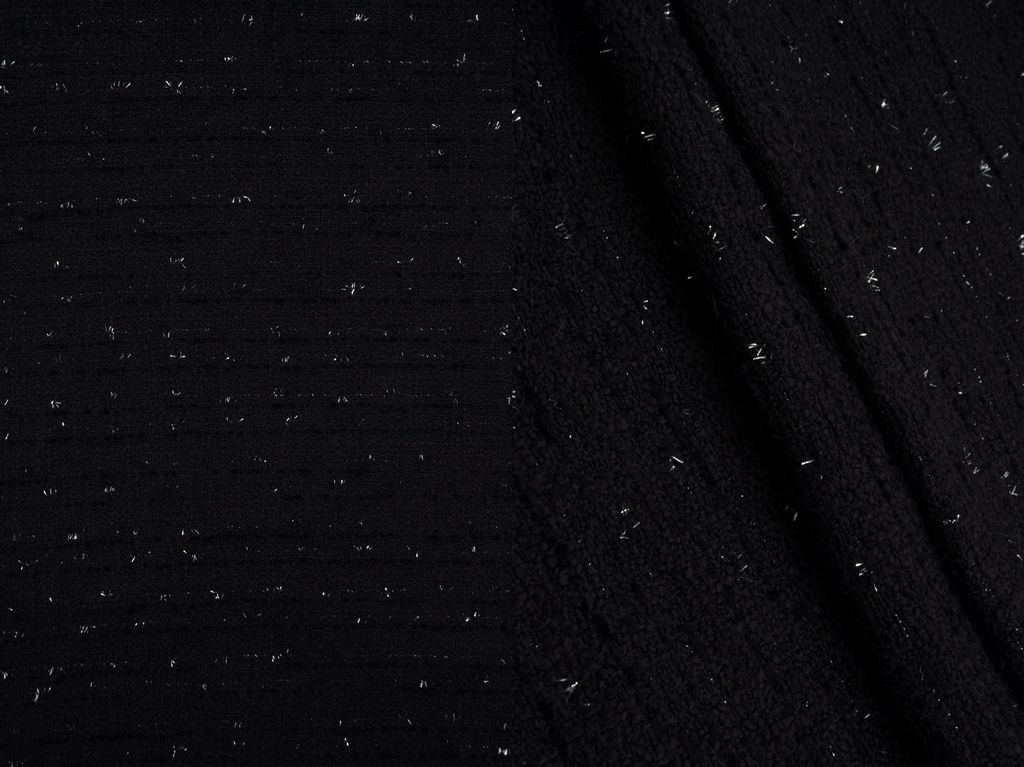 BOUCLE-33566 / BLACK / 100%Poly Boucle