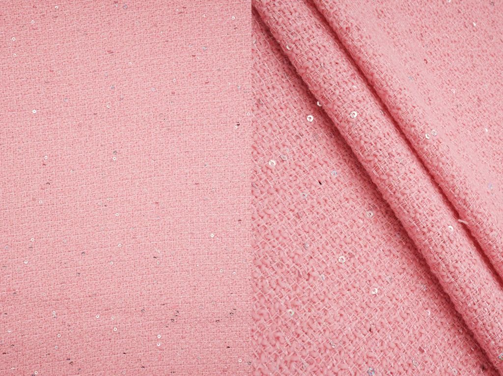 BOUCLE-33571 / PINK / 100%POLY BOUCLE