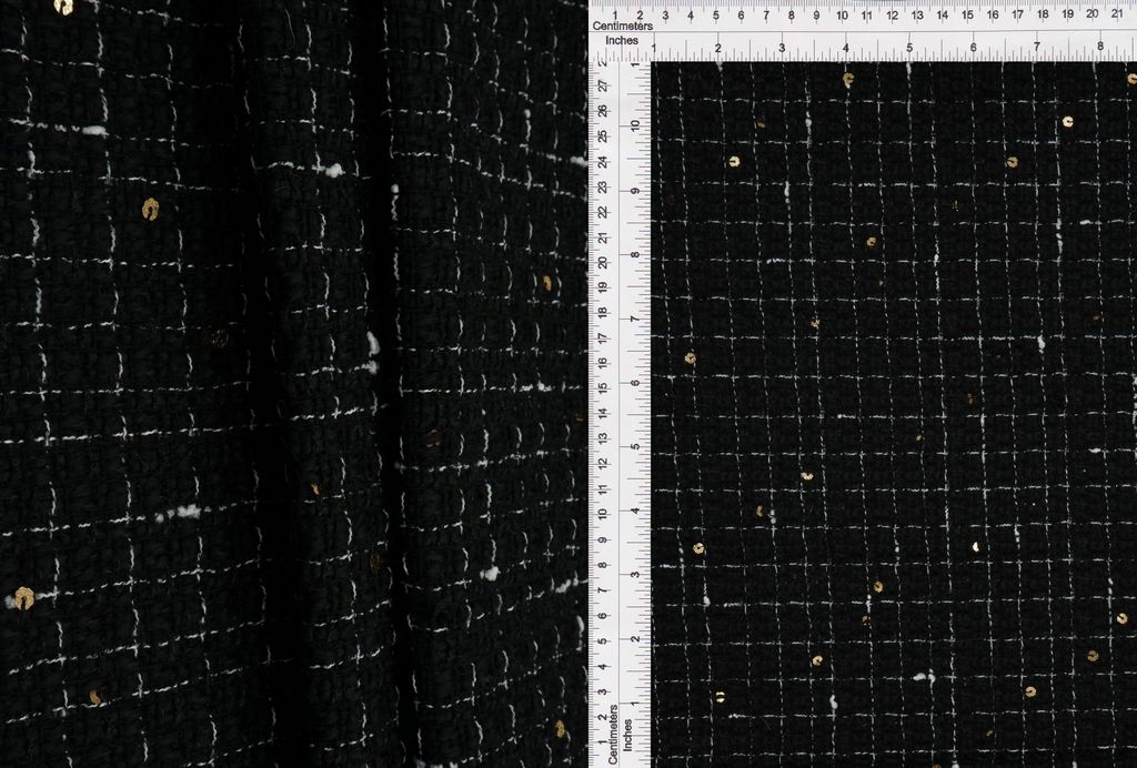 BOUCLE-33572 / BLACK / 100%POLY BOUCLE
