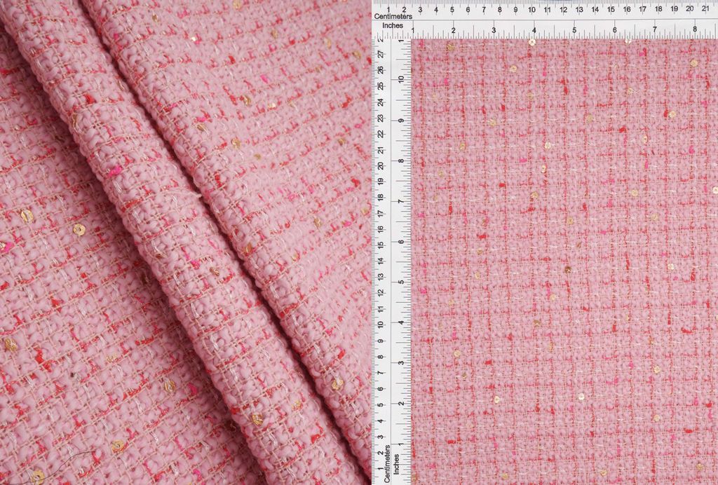 BOUCLE-33572 / PINK / 100%POLY BOUCLE