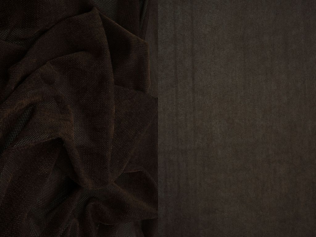 KNT4607 / BROWN / 88%POLY 12% SPAN GLAMOR JERSEY