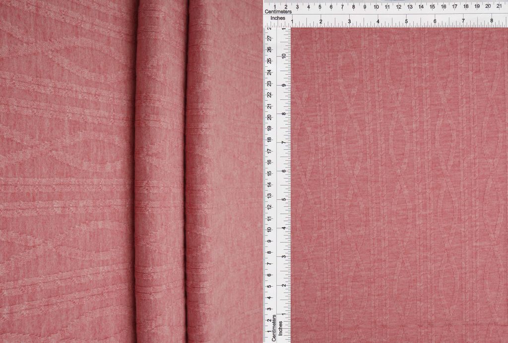 JACQ-4529 / RED / 48%R 21%N 27%P 4%SP JACQUARD SOLID