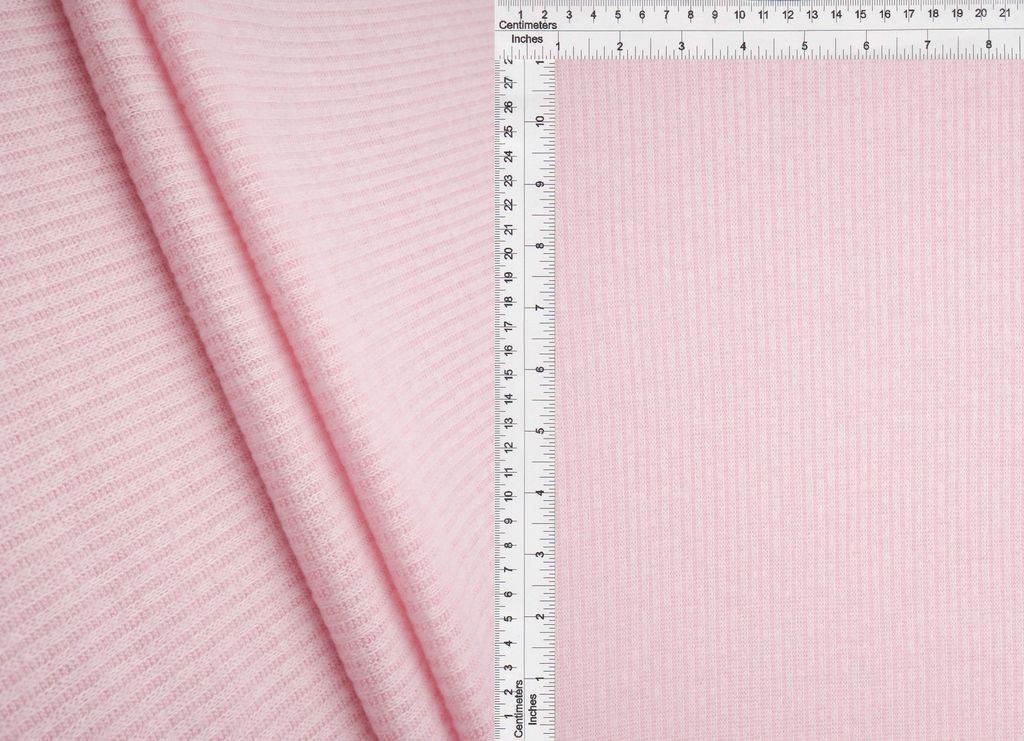 FIRENZE-BR-1538 / BLUSH JS18/WHITE / RPS 2X2 SWEATER RIB BRUSH FIRENZE