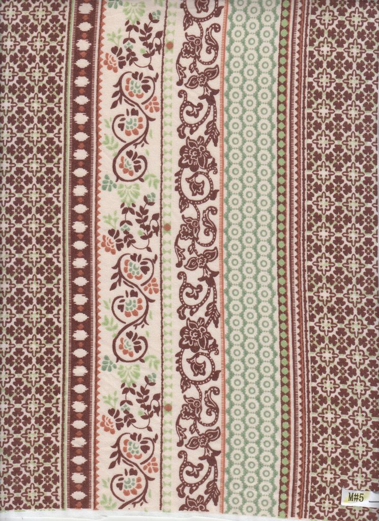 KNT4520-MS11329 / SAGE / 96%POLY 4%SPAN DTY BRUSHED BOHO STRIPE PRINT