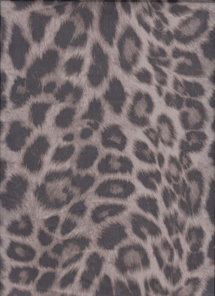 MESH-SE20352 / BROWN / 94%POLY 6%SPAN MESH ANIMAL PRINT