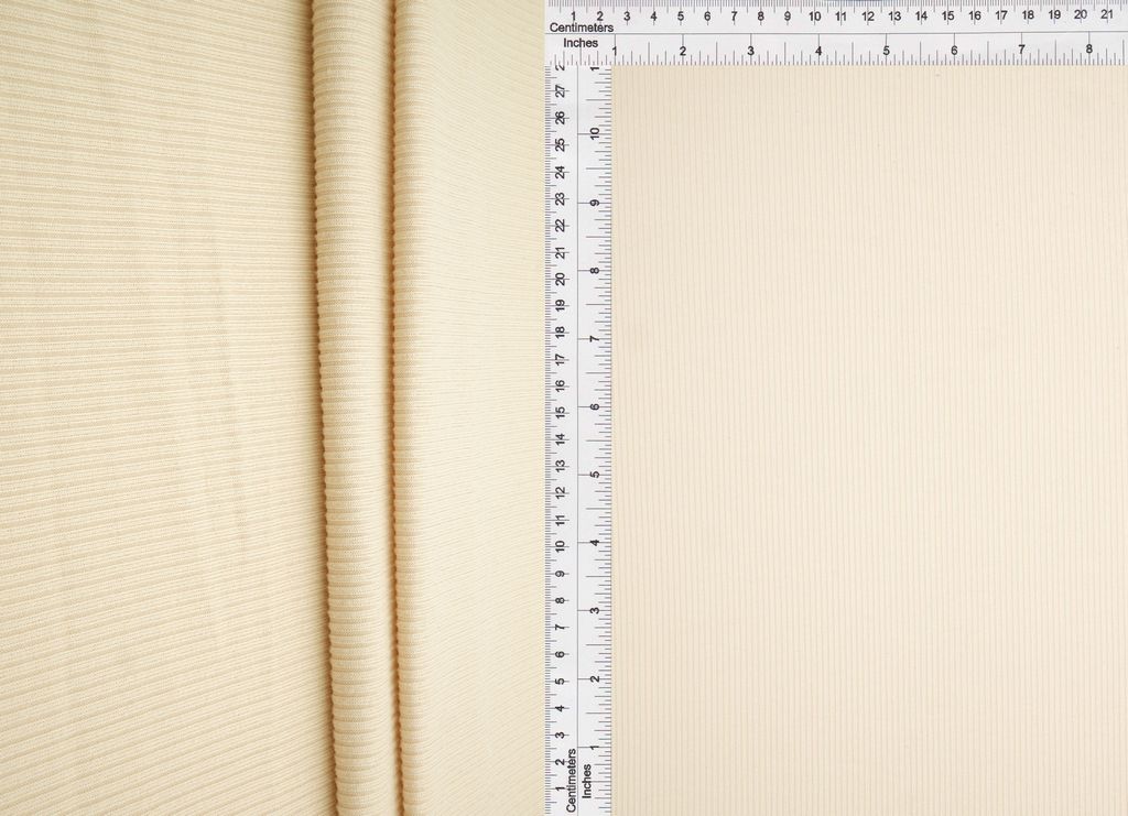 KNT4114 / OATMEAL / 87%POLY 13%SPAN 2x1 YUMMY RIB SOLID