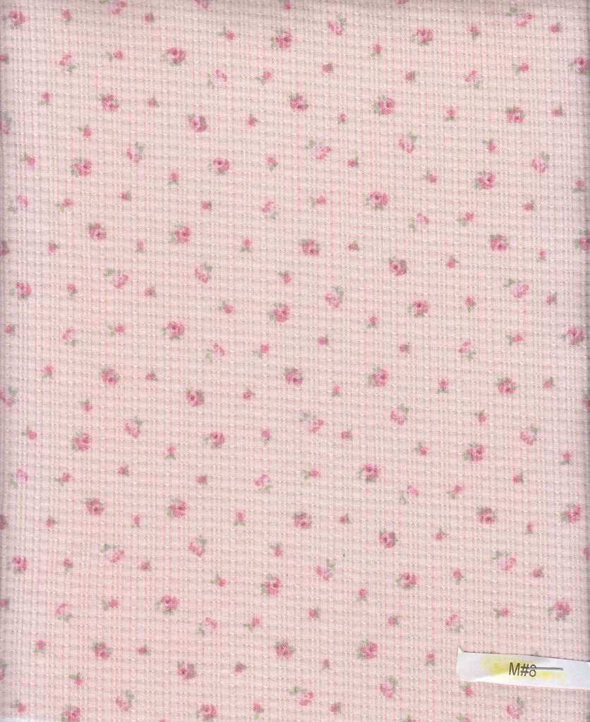 KNT3359-MS11367 / BLUSH / 86%P 9%R 5%SP POINTELLE DITSY RIB PRINT