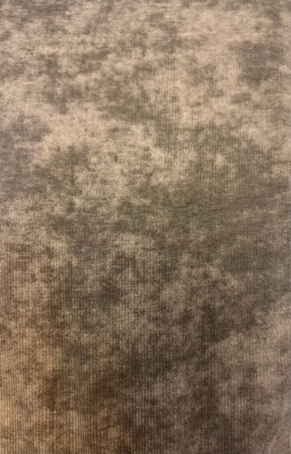 KNT4463-WASHED / BROWN / 77%P 18%R 5%S DOUBLE KNIT COZY GARMENT WASH PRINT