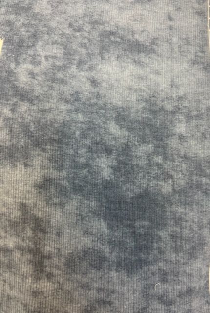 KNT4463-WASHED / DENIM / 77%P 18%R 5%S DOUBLE KNIT COZY GARMENT WASH PRINT