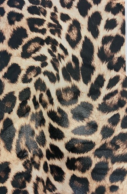 MESH-DU613[D] / CAMEL / 90%POLY 10%SPAN MESH DIGITAL ANIMAL PRINT