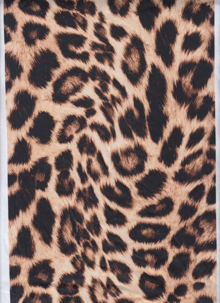 D4520-DU613 / CAMEL / 96%POLY 4%SPAN DTY BRUSHED DIGITAL ANIMAL PRINT