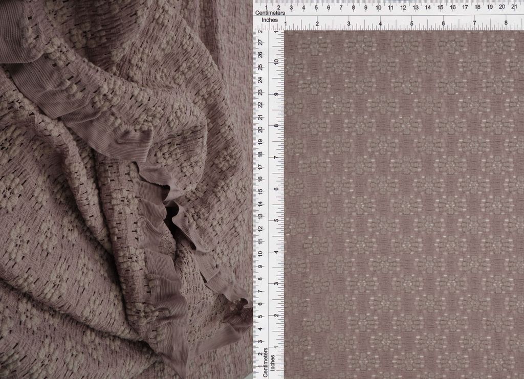 LACE4515 / COCO 2TONE / 60%NYLON 35%COTTON 5%SPAN DITSY FLORAL LACE