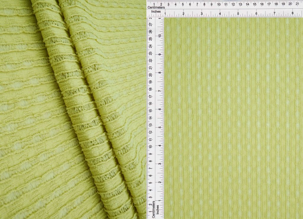 LACE4508 / AVOCADO / 95%POLY 5%SPANDEX LADY JANE STRIPE LACE