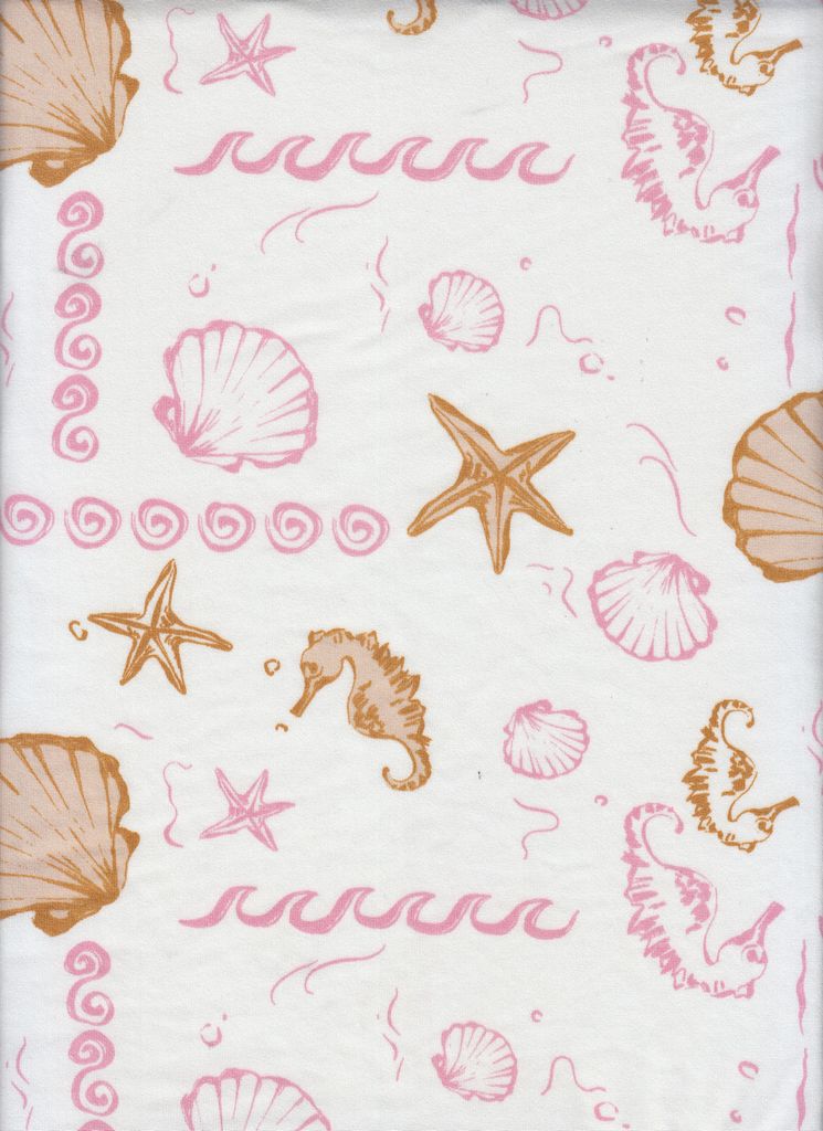 KNT4498-MS11508 / IVORY / 96%POLY 4%SPAN UNDER THE SEA DTY PRINT