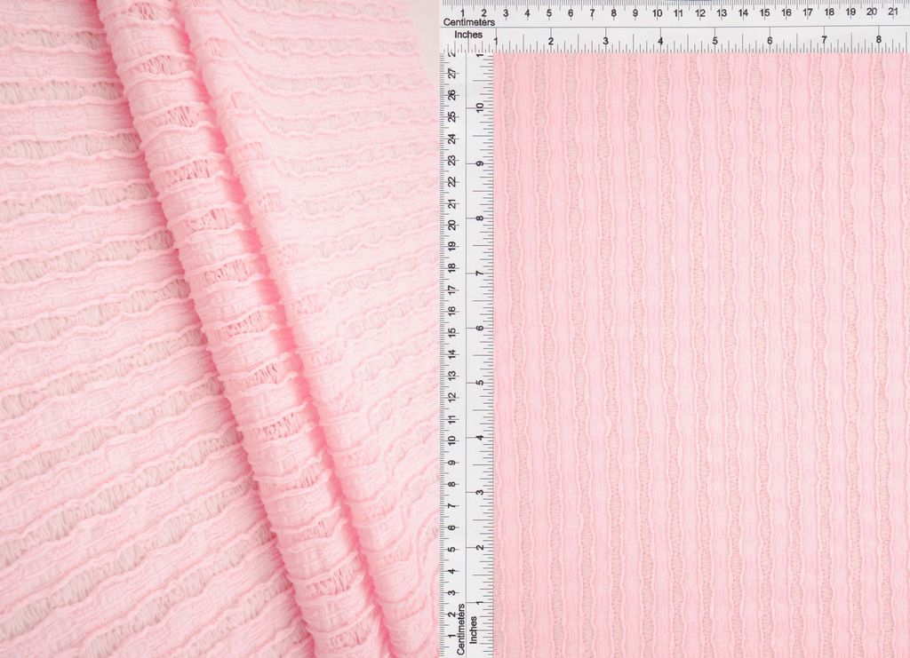 LACE4508 / PINK LT. / 95%POLY 5%SPANDEX LADY JANE STRIPE LACE