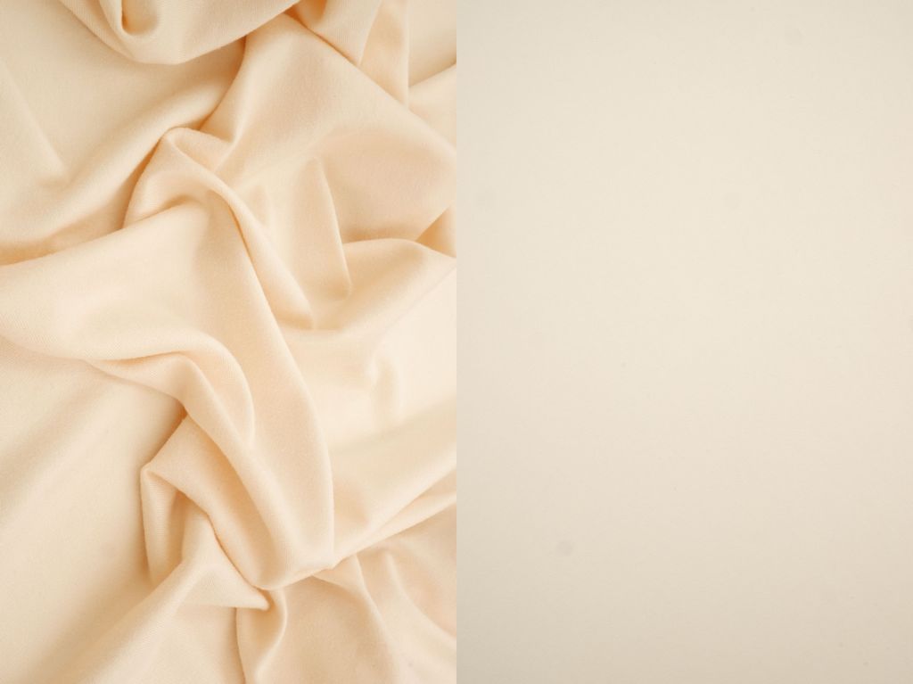 KNT2100 / CREAM / 96%POLY 4%SPAN DTY BRUSHED SOLID