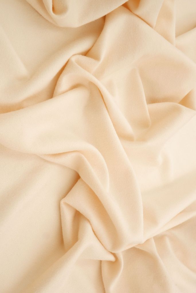 KNT2100 / CREAM / 96%POLY 4%SPAN DTY BRUSHED SOLID