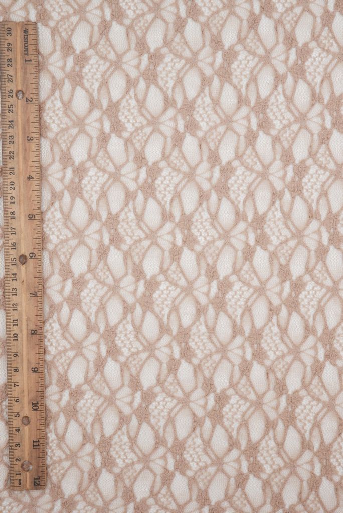 LACE4661 / COCO / 97%NYLON 3%SPAN BUBBLE DITSY FLOWER LACE
