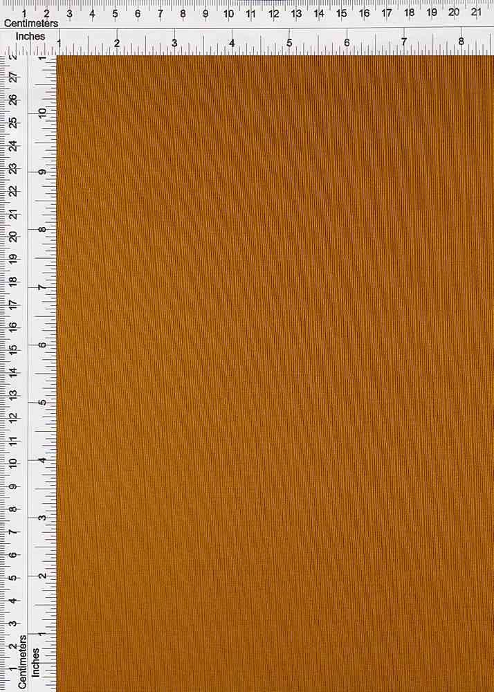 KNT4418 / MUSTARD DK / 95%POLY 5%SPAN 13X1 RIB SLINKY