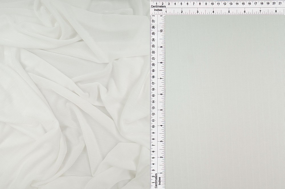 KNT4418 / IVORY / 95%POLY 5%SPAN 13X1 RIB SLINKY
