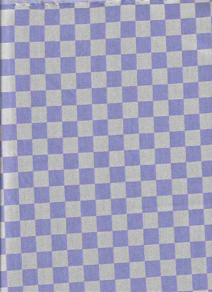 KNT4442 / LAVENDER / 97%POLY 3%SPAN DOUBLE KNIT JACQUARD CHECKER