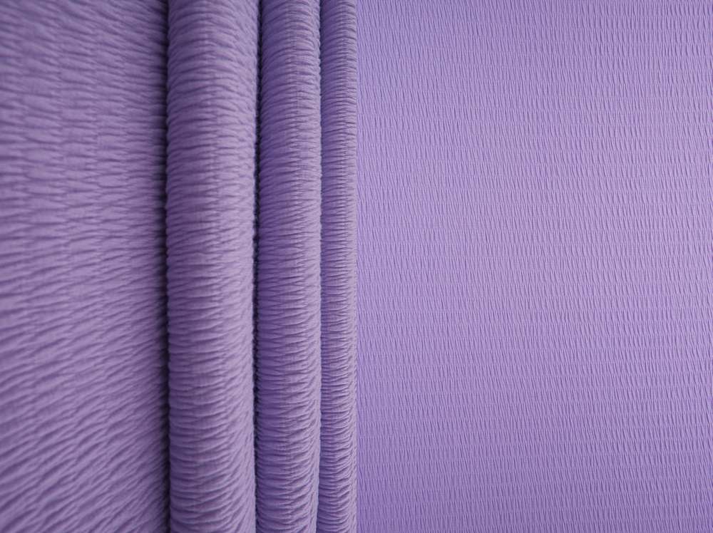 KNT4437 / LAVENDER / 56%POLY 24%RAYON 20%SPAN SOLID SMOCKING JERSEY