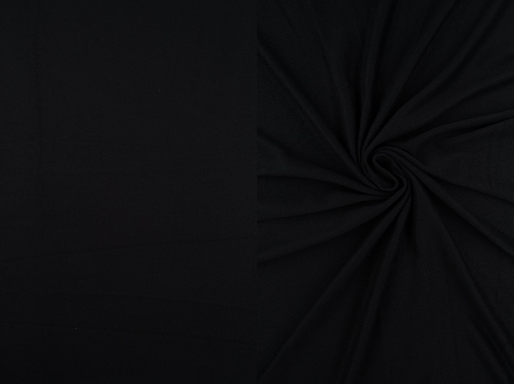 KNT4038 / BLACK / 96%POLY 4%SPAN SUPER SOFT HACCI