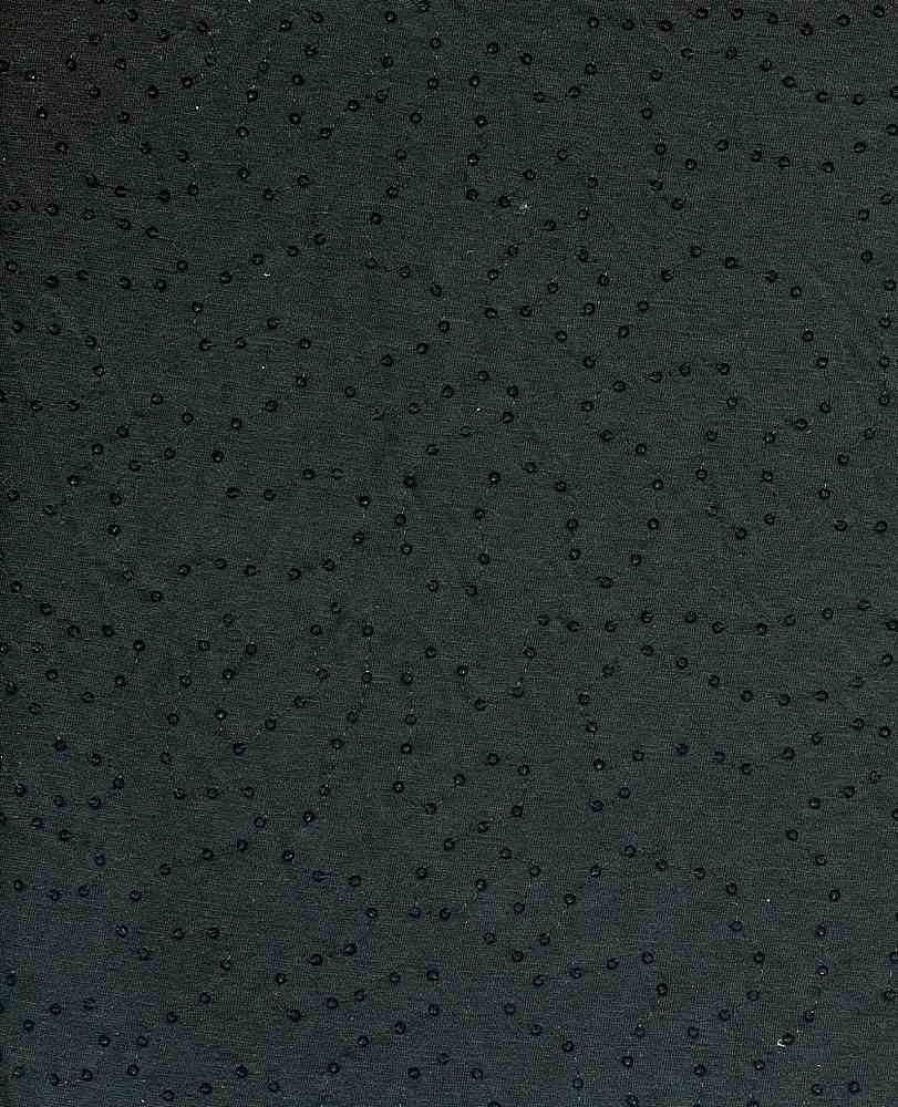 KNT1946 / BLACK/BLACK SEQ / 76%POLY 19%RAYON 5%SPAN POLY RAYON SPAN SEQUINS