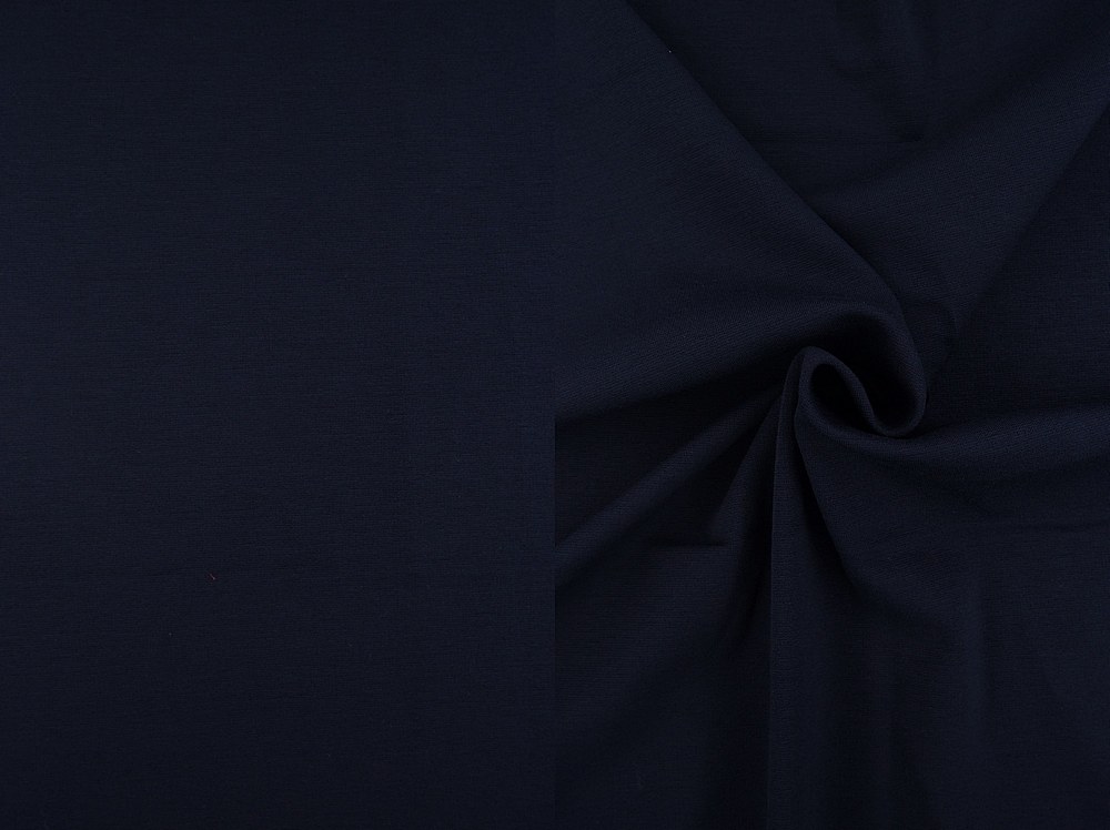 KNT3136 / NAVY / 68%RAY 28%NYL 4%SPAN RAYON NYLON SPAN PONTI SOLID