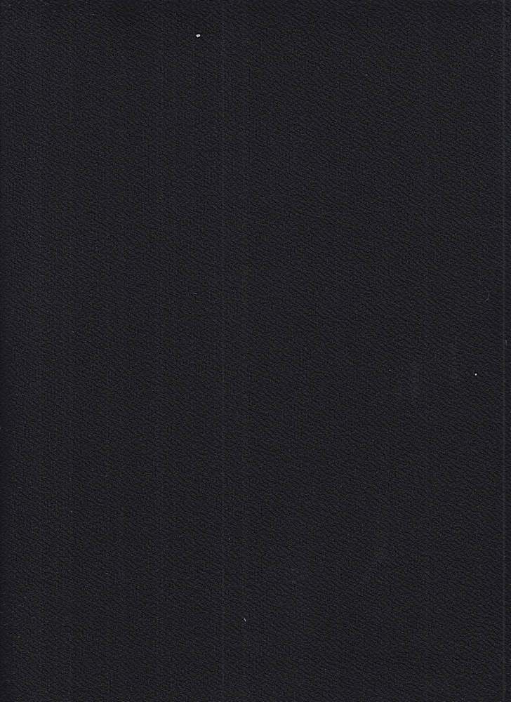 JACQ-3181 / BLACK / 97%POLY 3%SPAN JACQUARD LIVERPOOL SOLID