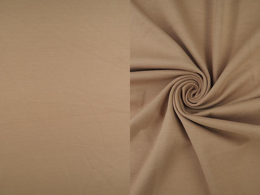 KNT3136 / KHAKI / 67%RAY 28%NYL 5%SPAN RAYON NYLON SPAN PONTI SOLID
