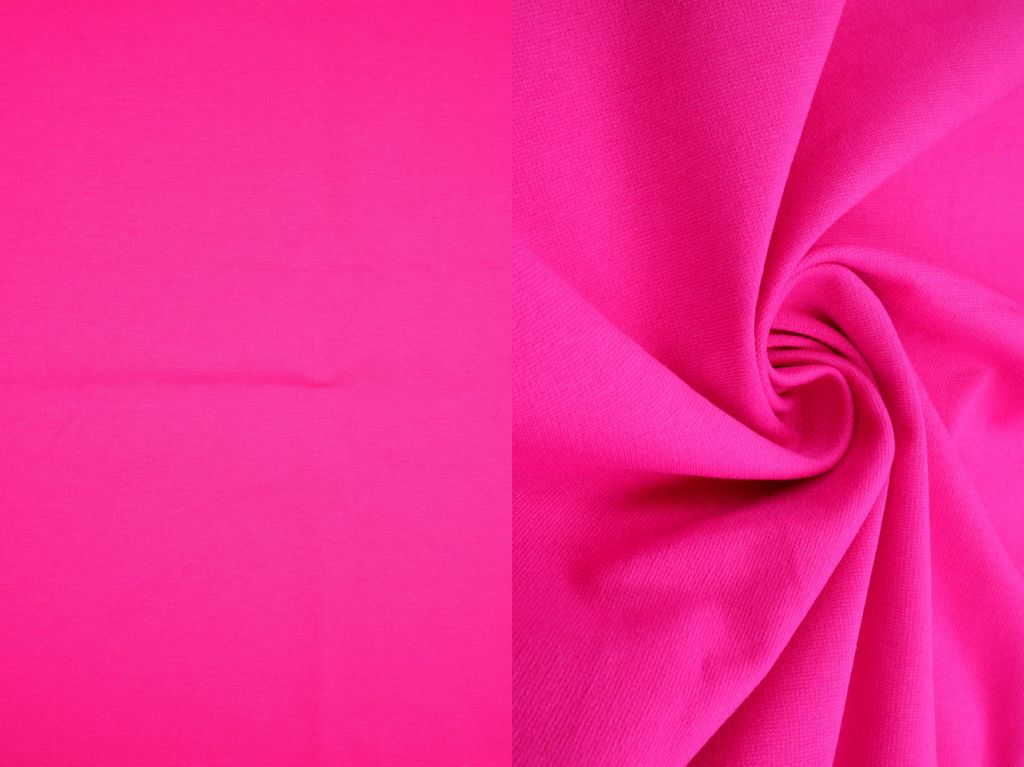KNT3136 / FUCHSIA / 67%RAY 28%NYL 5%SPAN RAYON NYLON SPAN PONTI SOLID